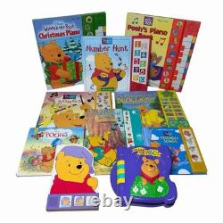 Lot de 10 livres électroniques interactifs Winnie l’Ourson rares des années 1990-2000 (à lire)