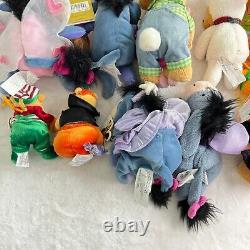 Lot de 18 peluches Vintage Winnie l'ourson de la boutique Disney Store, retraitées