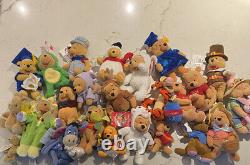 Lot de 23 peluches Vintage Disney Winnie l'Ourson avec étiquettes