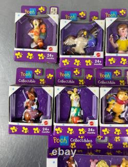 Lot de 9 figurines de collection Winnie l’Ourson Mattel vintage 1997, neuves en boîte