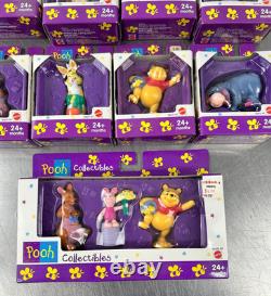 Lot de 9 figurines de collection Winnie l’Ourson Mattel vintage 1997, neuves en boîte