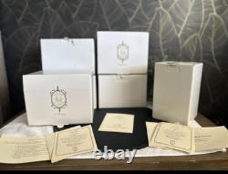 Lot de figurines en cristal Lenox Disney Winnie l'Ourson 9 pièces neuf dans sa boîte (boîte ouverte)