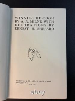 Lot de livres vintage Winnie l’ourson A. A. Milne collection classique pour enfants