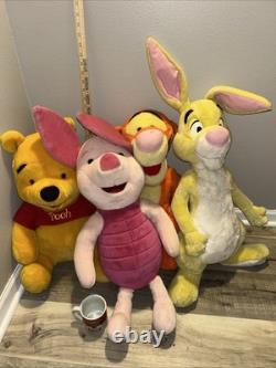 Lot vintage de 4 personnages en peluche Mattel Winnie l'Ourson rares