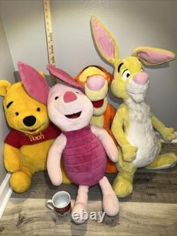 Lot vintage de 4 personnages en peluche Mattel Winnie l'Ourson rares