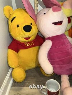 Lot vintage de 4 personnages en peluche Mattel Winnie l'Ourson rares