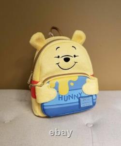 Lounfly Disney Winnie Le Pooh Hunny Tummy Soft Touch Mini Sac À Dos Nouveau