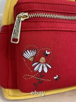 Loungefly Disney Winnie L’ourson Floral Crown Flocked Flower Love Mini Sac À Dos