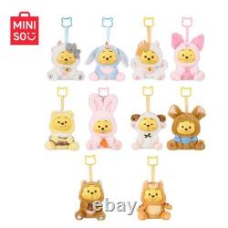 MINISO Disney Winnie l'Ourson Série de Boîte Surprise de Peluches Farceuses