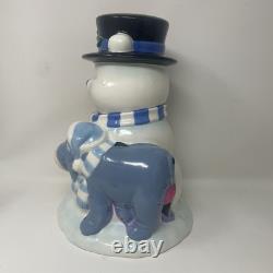 Magasin Disney Winnie l'Ourson Bocal à biscuits Bonhomme de neige Porcinet Eeyore Noël Hiver
