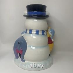 Magasin Disney Winnie l'Ourson Bocal à biscuits Bonhomme de neige Porcinet Eeyore Noël Hiver