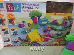 Mattel Disney Winnie l'ourson Campground Set Jouet de Trou de Natation des Bois de 100 Acres