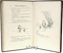 Milne, A. A. Winnie The Pooh First Edition 1926 Tissu Original