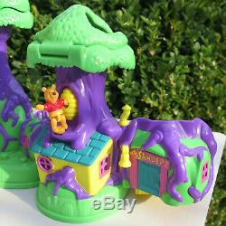 Mini Polly Pocket Winnie L'ourson Arce Bois Ballon Playset Hunny Pot Honigtopf