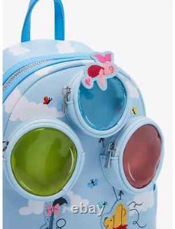 Mini sac à dos Loungefly Disney Winnie l’ourson Bourriquet et Porcinet Ballon