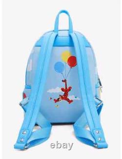 Mini sac à dos Loungefly Disney Winnie l'ourson, Bourriquet et Porcinet avec ballon