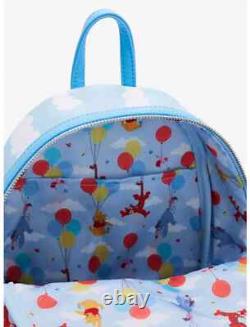 Mini sac à dos Loungefly Disney Winnie l'ourson, Bourriquet et Porcinet avec ballon