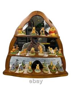 Miroir étagère Lenox Disney Winnie l'Ourson avec 17 figurines 17X18