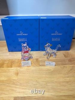 Monde de cristal Collection Disney Winnie l’Ourson Tigrou Dsc017 Dsc014 Neuf en boîte