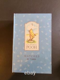 Montre en cuir étroite Disney Classic Winnie l'Ourson dans sa boîte d'origine avec nouvelle batterie