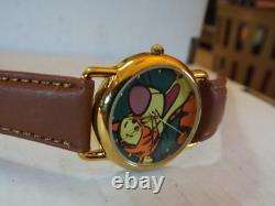 Montre vintage Disney Pedre pour homme Tigger (Winnie l’Ourson) - Tigger sur le bracelet - VHTF - Neuve