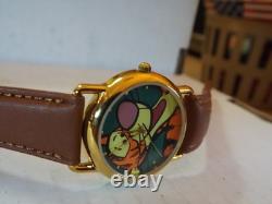 Montre vintage Disney Pedre pour homme Tigger (Winnie l’Ourson) - Tigger sur le bracelet - VHTF - Neuve