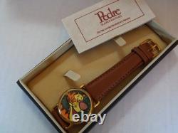 Montre vintage Disney Pedre pour homme Tigger (Winnie l’Ourson) - Tigger sur le bracelet - VHTF - Neuve