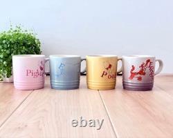 Mug Winnie l'Ourson ensemble de 4 pièces 9x9x12cm/3.54x3.54x4.72 350ml/11.89oz LE CREUSET