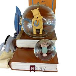 NOUVEAU Disney 80 ans de Winnie l'Ourson Classique Livre de Fin Musical Boule à Neige