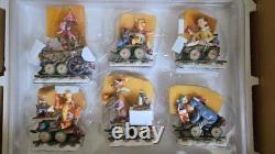 NOUVEAU Disney Danbury Mint Winnie l'Ourson Train de Noël de Piglet Holiday Express