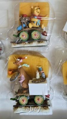 NOUVEAU Disney Danbury Mint Winnie l'Ourson Train de Noël de Piglet Holiday Express