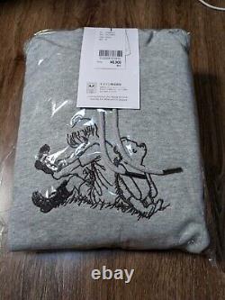 NOUVEAU? Sweatshirt Winnie l'ourson (gris) graniph christopher robin HOMME XL (US L)