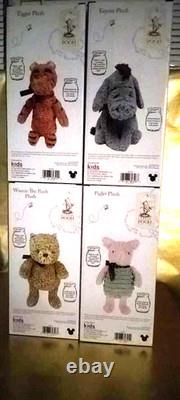 NOUVEL Ensemble de 4 Collection Classique Disney POOH Aldi : Tigrou, Winnie l'Ourson, Porcinet, Bourriquet
