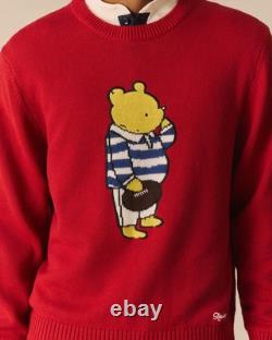 NWTRowing Blazers x Winnie l’Ourson Taille M Homme Rugby Pooh en coton et mérinos