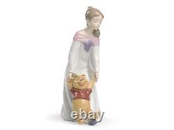 Nao par Lladro Amusement avec Winnie l'Ourson #1593 Neuf en boîte Fille Disney Économisez$$ F/sh