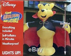 Nib 2003 Gemmy 7 'disney Winnie L'ourson Halloween Airblown Gonflable