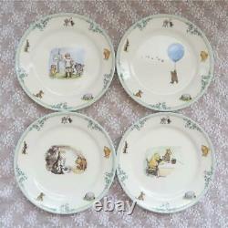 Noritake Disney Winnie Le Pooh Classic Dish 4 Plate Piglet Tigger Rabbit