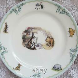 Noritake Disney Winnie Le Pooh Classic Dish 4 Plate Piglet Tigger Rabbit