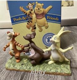 Nouveau Disney Ils Ressortent Ils Bounce & Hop Autour Figurine Tigger Rabbit Kanga Roo