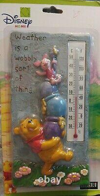 Nouveau Henri Studio Disney Winnie Thermomètre Pooh Et Porcelet