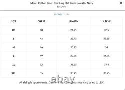 Nouveau chapeau Thinking Rowing Blazers x Winnie l’Ourson pour homme, taille L, en coton et lin