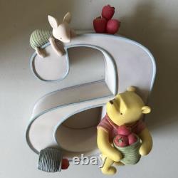 Nouveau classique Pooh A-Z Supports de livres Michel & Co Disney Ensemble NIB Lettres A & Z