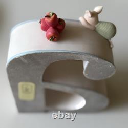 Nouveau classique Pooh A-Z Supports de livres Michel & Co Disney Ensemble NIB Lettres A & Z