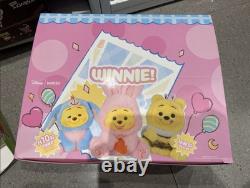 OFFICIEL Miniso Winnie l'Ourson Peluche Vinyl Boîte Mystère Pendentif Figurine Jouet Cadeaux