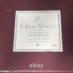 OURS EN PELUCHE WALT DISNEY WINNIE L'OURSON RARE R. JOHN WRIGHT VACANCES 230/1000