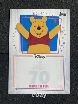 Opportunité d’autographe Winnie l’ourson Park Auto Opp Topps Disneyland 70e anniversaire 2025