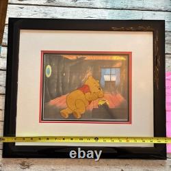 Orig. DISNEY Winnie l'Ourson Cellule de Production Peinte à la Main Avec Certificat d'Authenticité