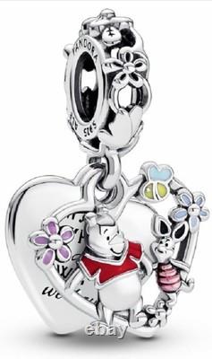 PANDORA Winnie l’Ourson et Cochonnet Charm