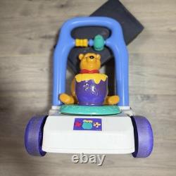 POOH Ourson Vintage Mattel Jouet Pousseur à Roues pour Enfants 1997 RARE