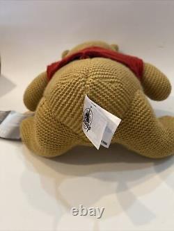 Parcs Disney Winnie l'Ourson Tricots Douillets 11 Peluche en Édition Limitée RARE